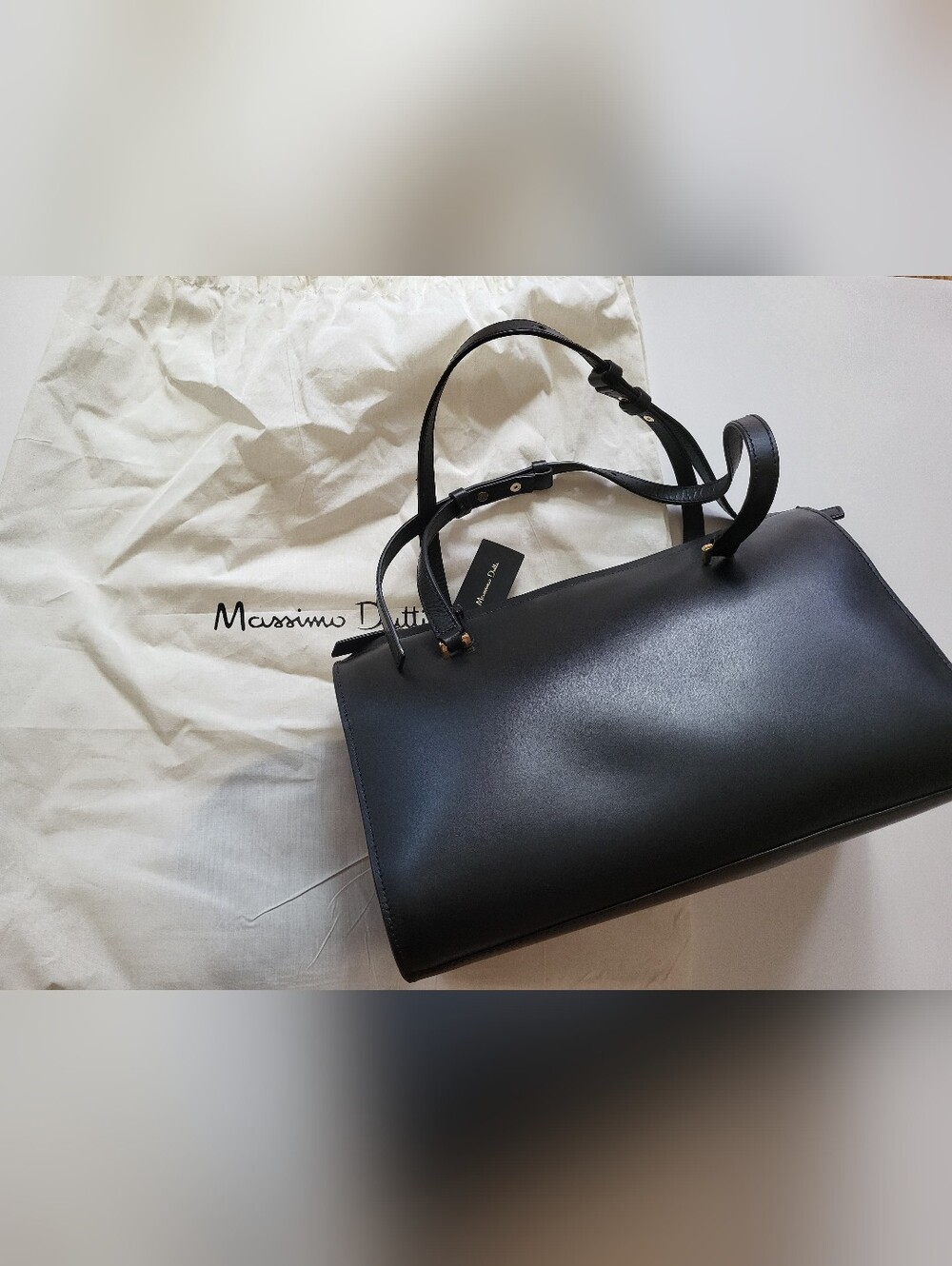 Massimo Dutti Black Handbag